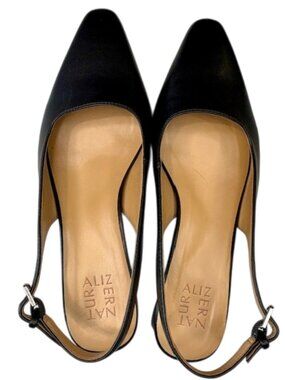 Naturalizer Women's Ginger Snip Toe Slingback Black Pump 8.5 Wide